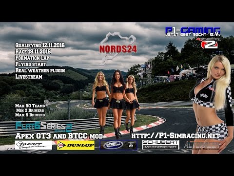 24h Nordschleife 2016 - Quali | rfactor 2 | P1-Gaming e.V.