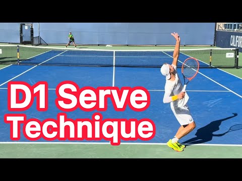 Can You Serve Like This D1 College Tennis Player?