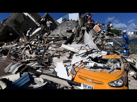 Despair, hope in Colombia as rescue teams comb debris for earthquake survivors