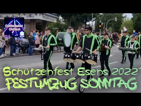 Schützenfest Esens 2022 - Festumzug Sonntag