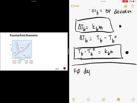 Colligative Properties - Boiling Point Elevation and Freezing Point Depression