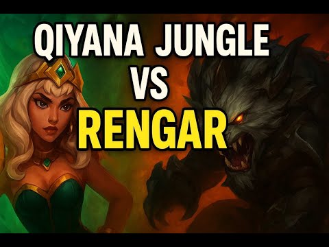 Qiyana Jungle vs Rengar – Assassin Diff | One-Shot Carry Game