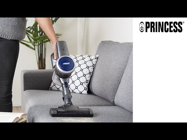 Aspirador sem Fio Princess 339490 Rápido 130W 32min Filtro HEPA Capacidade 0.8L video