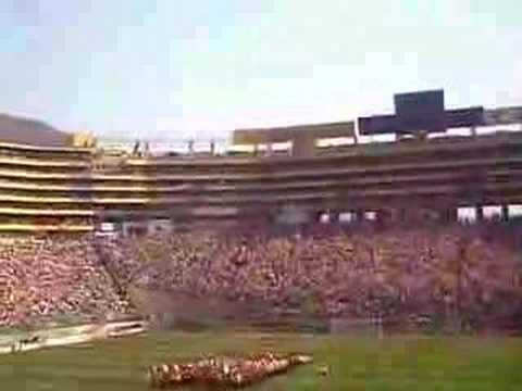 PERU 1 - BRASIL 1 - Ola de hinchas