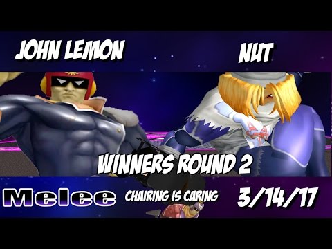Chairing is Caring 3/14/17 - John Lemon (Falcon) vs. Nut (Sheik) - SSBM Winners Round 2