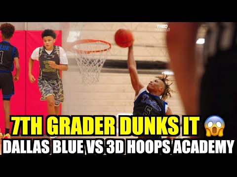 Jon Bradley Dallas Blue vs Duece and 3D Empire 7th Grade Championship Game Winter Blast