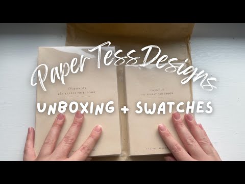 Something WEIRD is Happening | PaperTess Designs 2025 Unboxing + Swatches