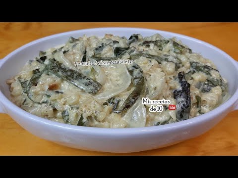 Rajas con crema y Elote Deliciosas / Receta de rajitas poblanas con chile poblano