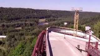 preview picture of video 'Sigulda bobsleigh, luge, and skeleton track Latvia'