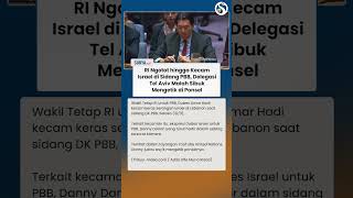 Ekspresi Delegasi Israel saat Dikecam Wakil RI di Sidang PBB, Malah Sibuk Main Ponsel