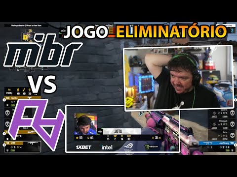 (MAPA 1) MIBR VS RARE ATOM - ESL CHALLENGER VALENCIA 2022! JOGO ELIMINATÓRIO | CORTES DO GAULES