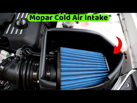 Dodge Charger Scat Pack Gets A Huge Cold Air Intake! Mopar Cold Air Intake Install!