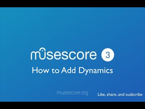 Musescore 3: How to Add Dynamics