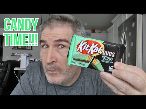 Kit Kat DUOS Mint + Dark Chocolate Candy REVIEW 🍬🍫
