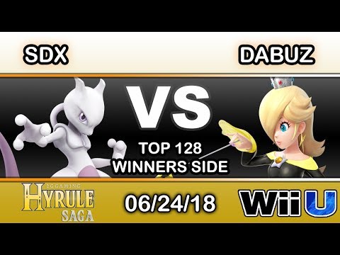 Hyrule Saga - SDX (Mewtwo) Vs. GRV | Dabuz (Rosalina) Top 128 Winners - Smash 4