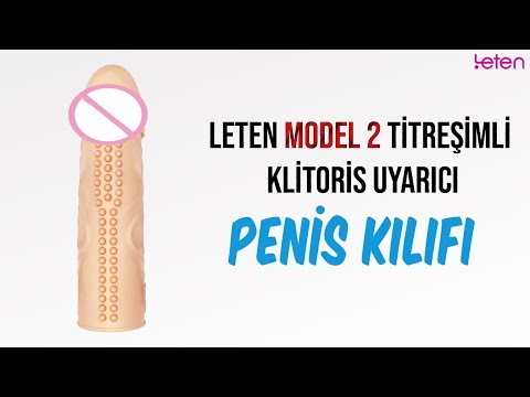Leten Model 2 Titreşimli Klitoris Uyarıcı Penis Kılıfı