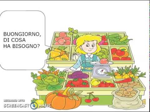 ITALIANO L2:  UN PO' DI FRUTTA E VERDURA