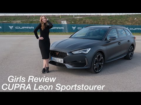 Larissa drives the new CUPRA Leon Sportstourer e-Hybrid (245 hp / 400 Nm) [4K] - Autophorie