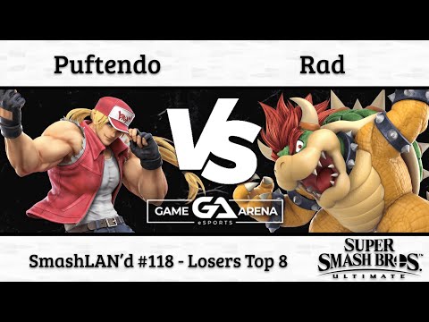SmashLAN'd 118: Puftendo (Terry) vs. Rad (Bowser) - Losers Top 8