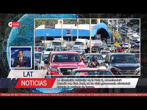 CAOS VIAL EN RUTA 3: Hundimiento y fuga de agua paralizan el tránsito hacia San José