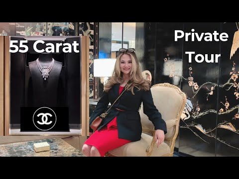 Chanel High Jewelry Boutique Tour: 55 Carat Diamond N°5 Necklace , Coco Crush, Camelia Ring & More!