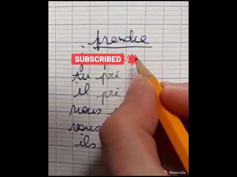 Verbe PRENDRE au PASSÉ SIMPLE