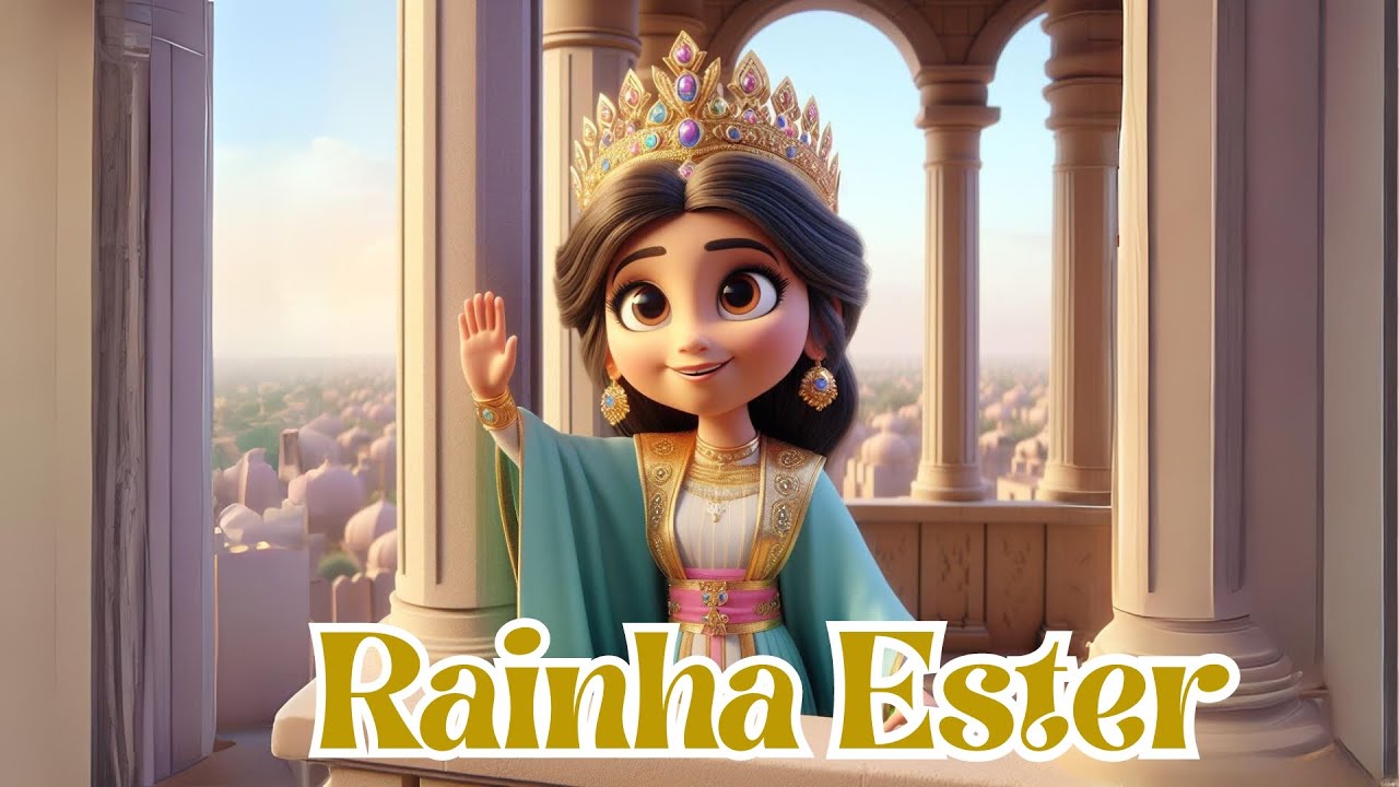 A RAINHA ESTER | Desenho Bíblico Infantil #rainhaester