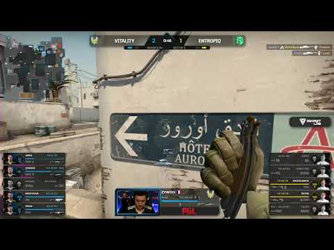 ZywOo SICK AWP ACE against Entropiq @dust2 | PGL Major Stockholm 2021