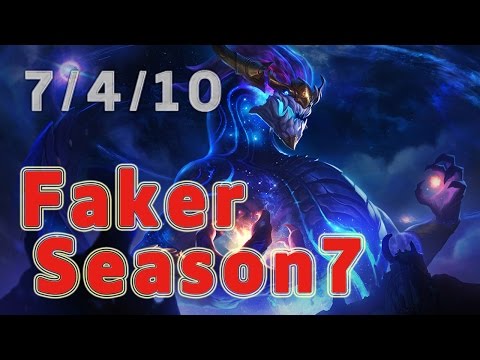 SKT T1 Faker Aurelion Sol MID vs Ekko Patch 7.6