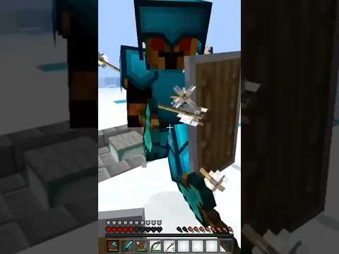 Trying Axe PvP #minecraft #viral #combo #trending #op #shorts