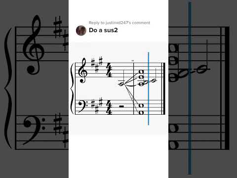 Asus2 to A #singer #sing #vocals #harmony #musictheory #musicnotation #vocalist #choir #musicharmony