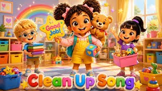 Clean Up Song 🧹 | Tidy Up Together | Kids Song