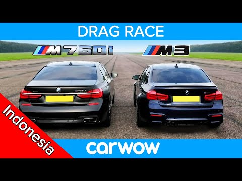 BMW M760Li vs M3 Competition – DRAG RACE & ROLLING RACE