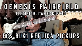 Video thumbnail for Genesis Fairfield pickup set - BLK1 John Mayer tones by John Mayer Gear