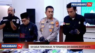 Empat Bulan, Polisi Gulung Jaringan Narkoba di Inhil