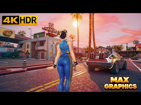 Fortnite 4K Max Graphics Zero Build Gameplay | Chapter 7 Season 1
