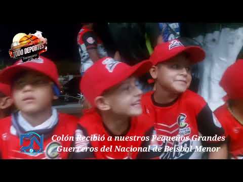 BEISBOL MENOR | Selección Zulia categoría preparatorio recibida con honores en Colón