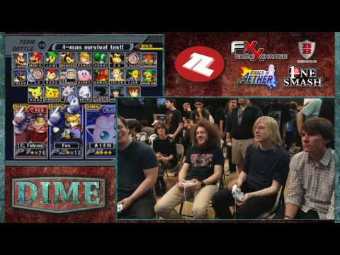 DIME 21 - Jeff Foxworthy + Drewzey vs Captain Smuckers + Redd - Losers Semifinals Melee