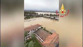 Video: Maltempo nel Cosentino, le immagini dell'esondazione del Crati