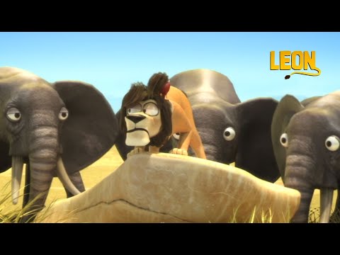 Leon Says | Leon the Lion | 60' Compilation | Crazy animals