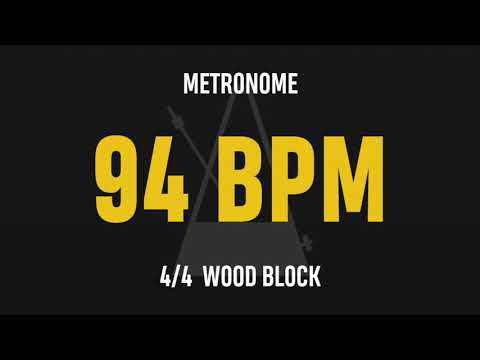 94 BPM 4/4 - Best Metronome (Sound : Wood block)