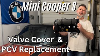 Repair Mini Cooper Valve Cover if PCV Valve Stuck and Losing Oil