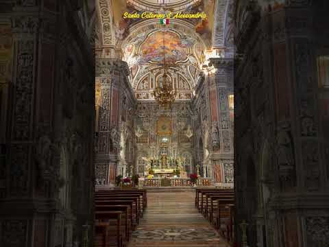 Chiesa di Santa Caterina d’Alessandria: Baroque Splendor in the Heart of Palermo 🇮🇹 #italy #travel