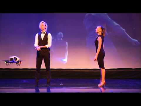 Riker Lynch, Malene Østergaard & the Skyecam Drone at the WCA 2015