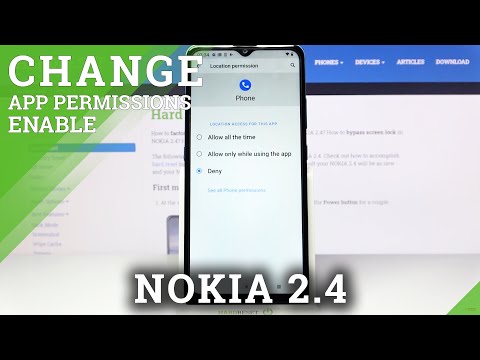 Manage App Permissions in NOKIA 2.4 - Change Apps Settings