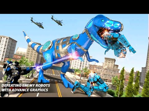 Dino Robot Car Game : Dinosaur Robot Transform Hero #Part3 | Android Gameplay