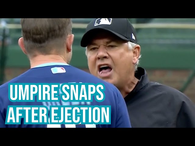 Umpire goes off on manager after ejecting him, a breakdown