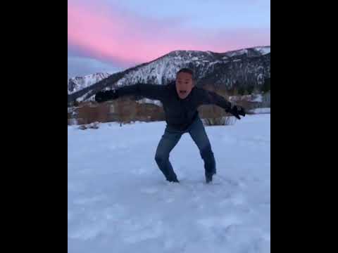 Mark Dacascos trying to do some Capoeira