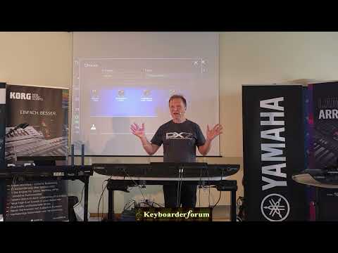 Workshop in Sachen Effekte an den Yamaha Keys mit Thoralf Abgarjan auf meinem Musikertreffen 2025
