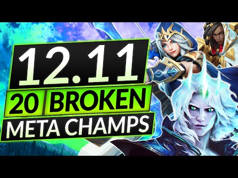 20 BEST CHAMPS of EVERY ROLE for Patch 12.11 - BROKEN Champions to MAIN - LoL Guide